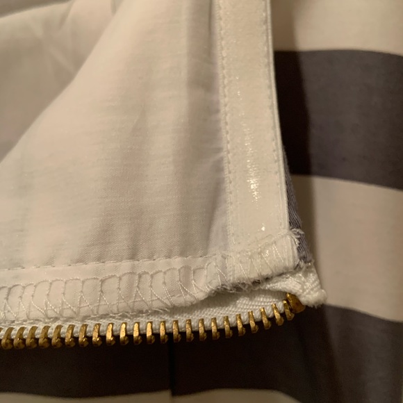 Saks Fifth Ave Red Label Striped Strapless Dress - Picture 4 of 5